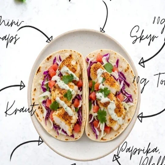 Knusprige Fisch-Tacos