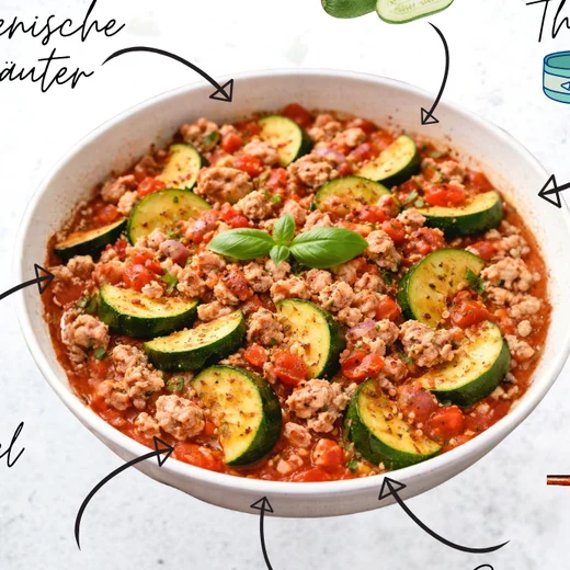 Leichte Thunfisch-Zucchini-Pfanne