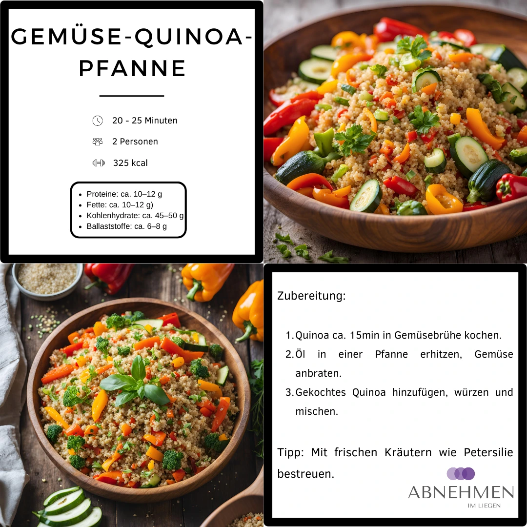 Gemüse-Quinoa-Pfanne – Original-Rezeptkarte 2